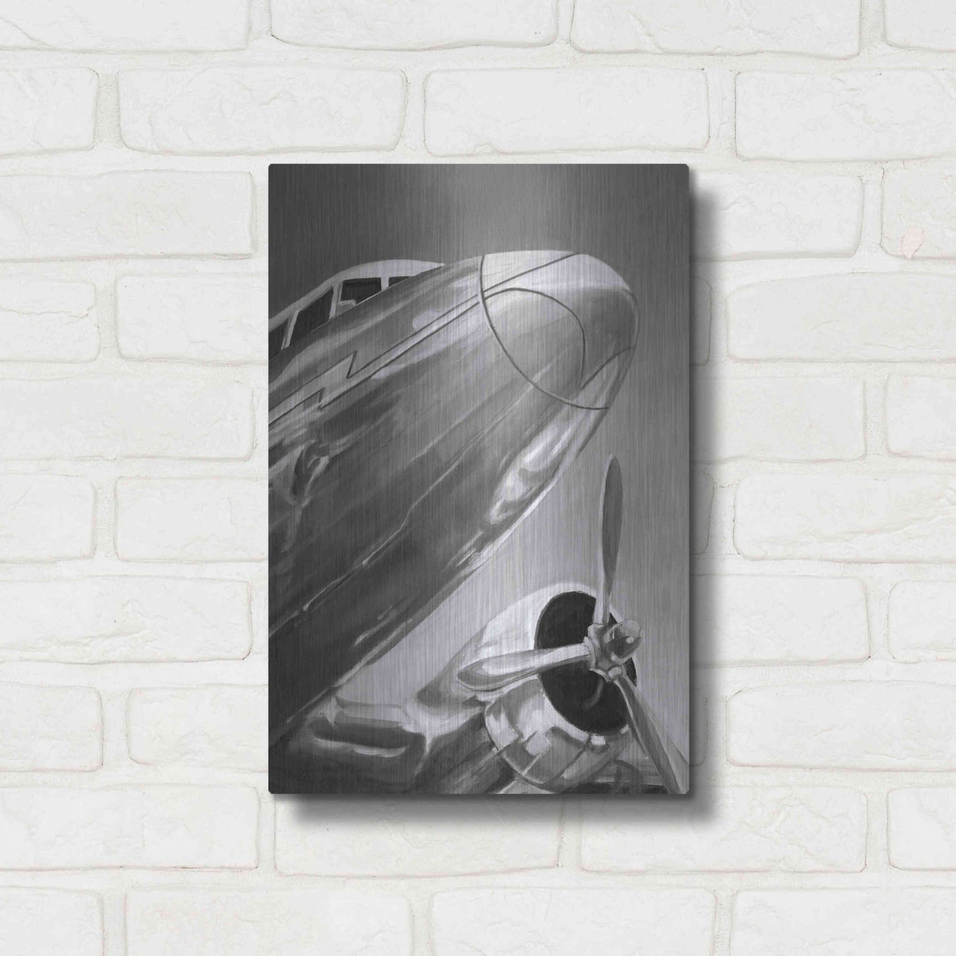 Luxe Metal Art 'Aviation Icon I' by Ethan Harper Metal Wall Art,12x16