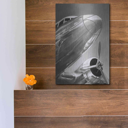 Luxe Metal Art 'Aviation Icon I' by Ethan Harper Metal Wall Art,12x16