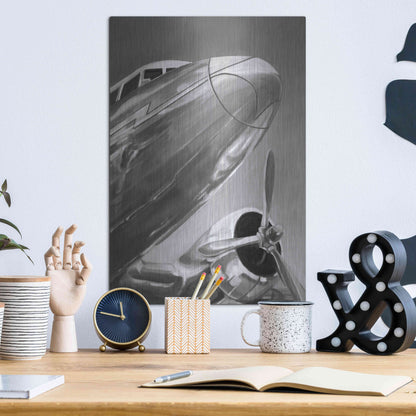 Luxe Metal Art 'Aviation Icon I' by Ethan Harper Metal Wall Art,12x16