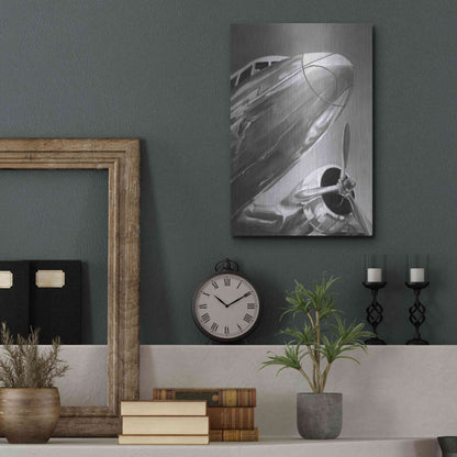 Luxe Metal Art 'Aviation Icon I' by Ethan Harper Metal Wall Art,12x16