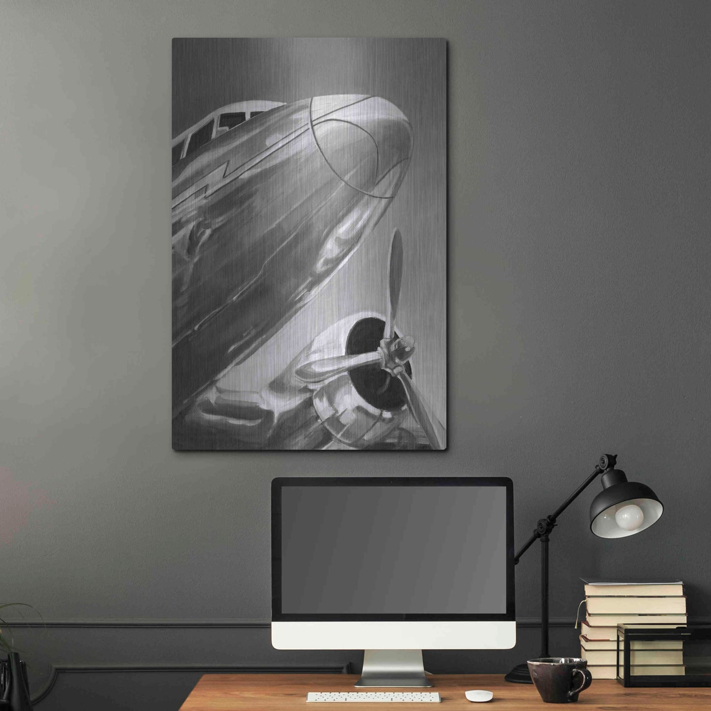 Luxe Metal Art 'Aviation Icon I' by Ethan Harper Metal Wall Art,24x36