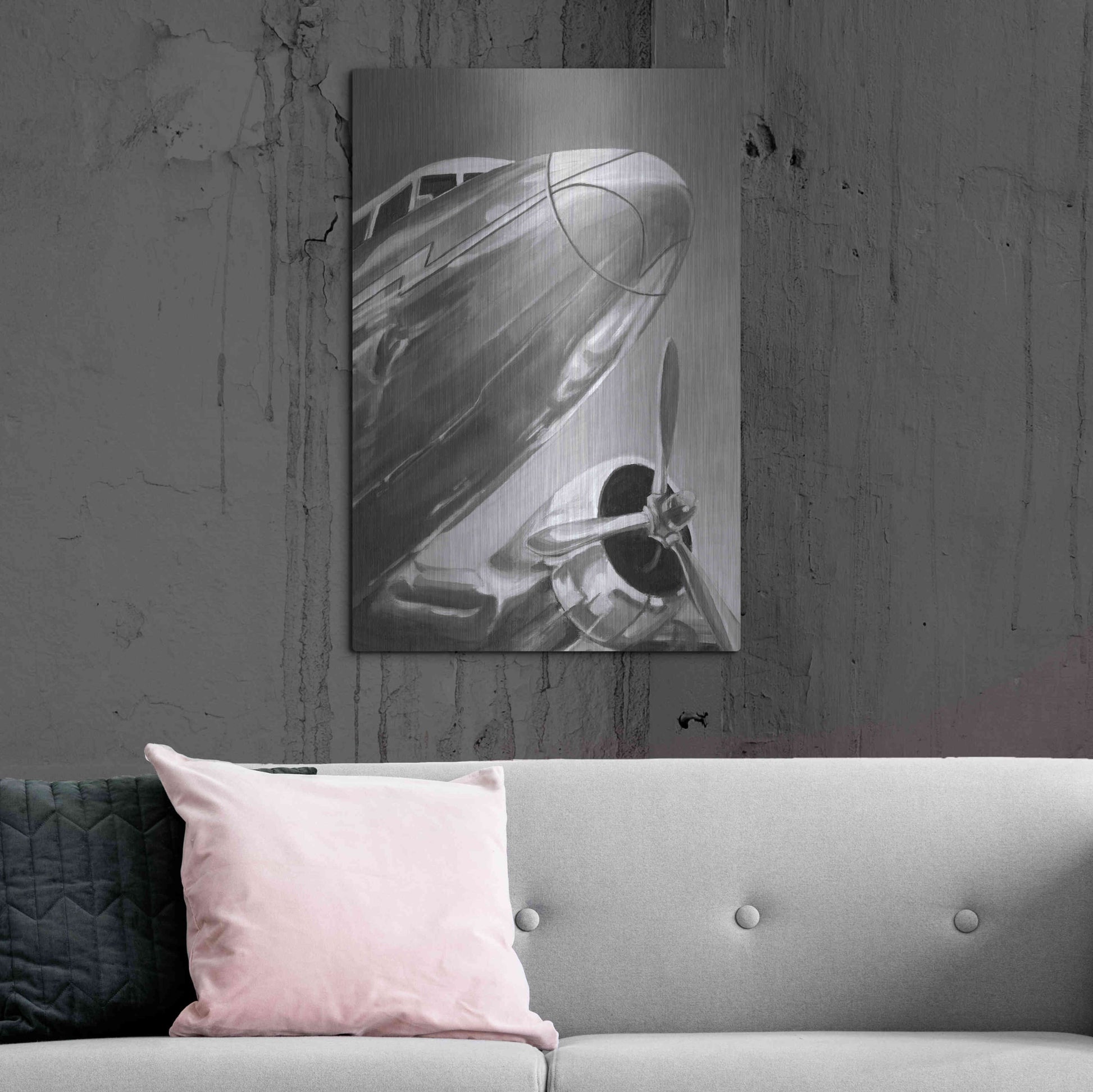 Luxe Metal Art 'Aviation Icon I' by Ethan Harper Metal Wall Art,24x36