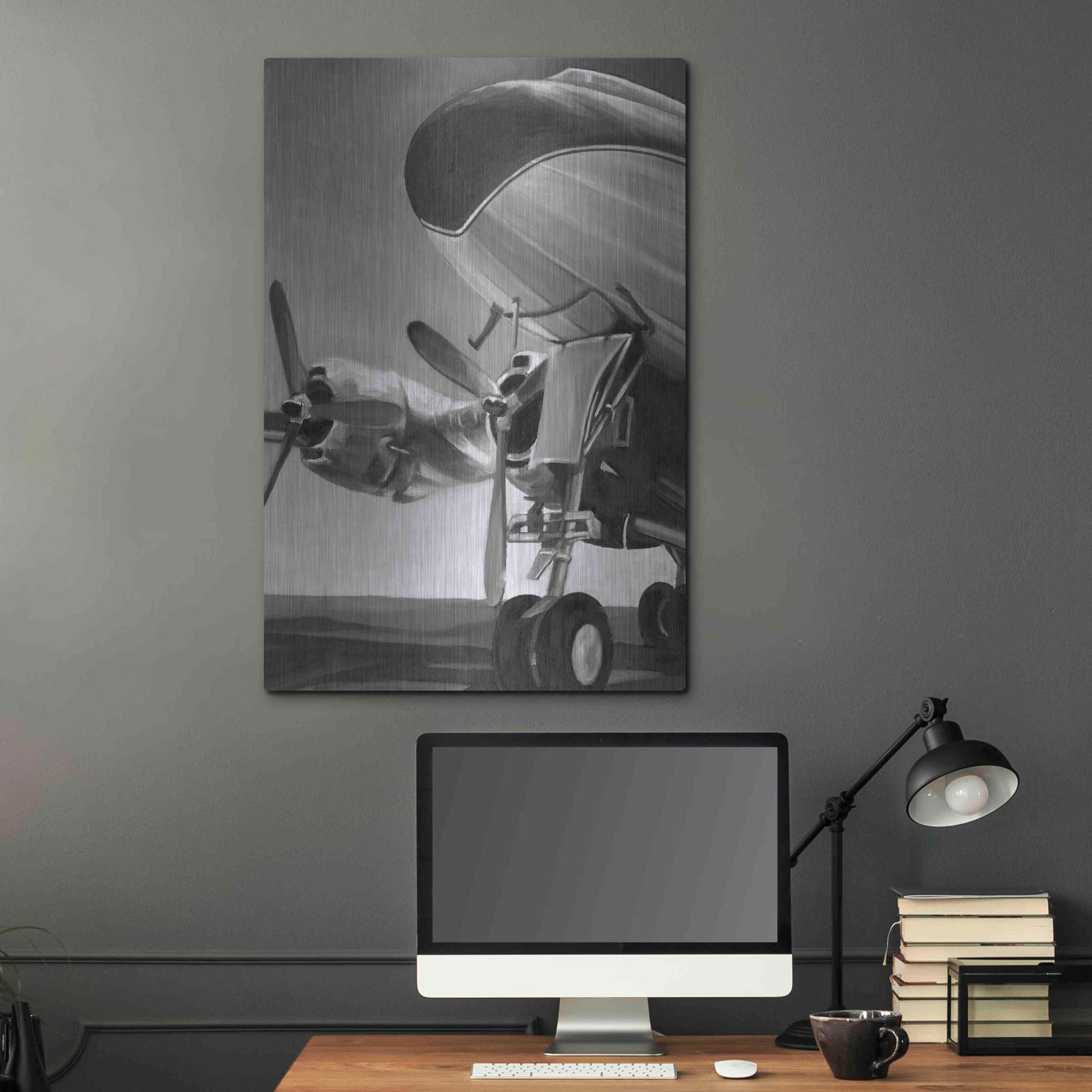 Luxe Metal Art 'Aviation Icon II' by Ethan Harper Metal Wall Art,24x36