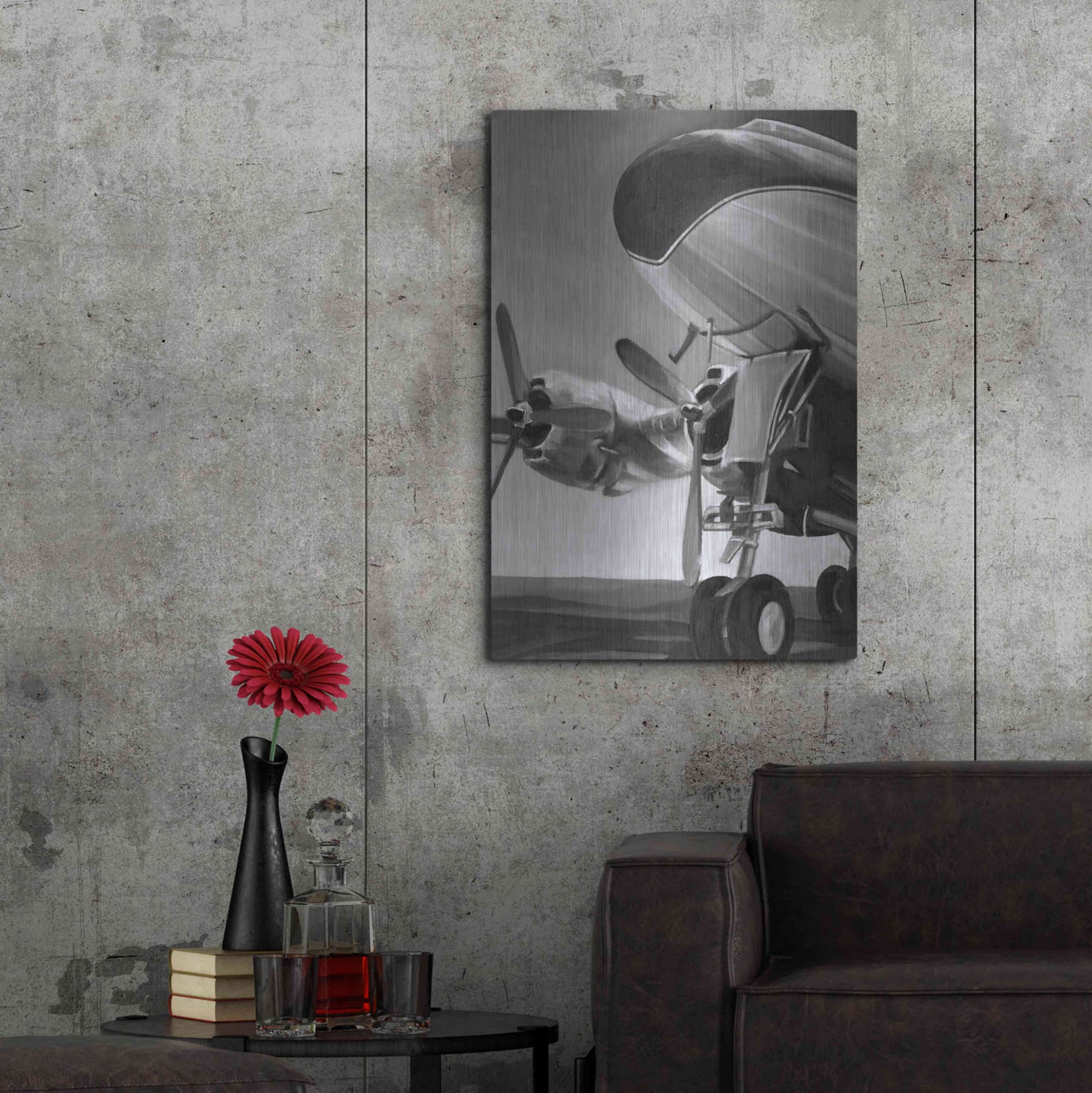 Luxe Metal Art 'Aviation Icon II' by Ethan Harper Metal Wall Art,24x36