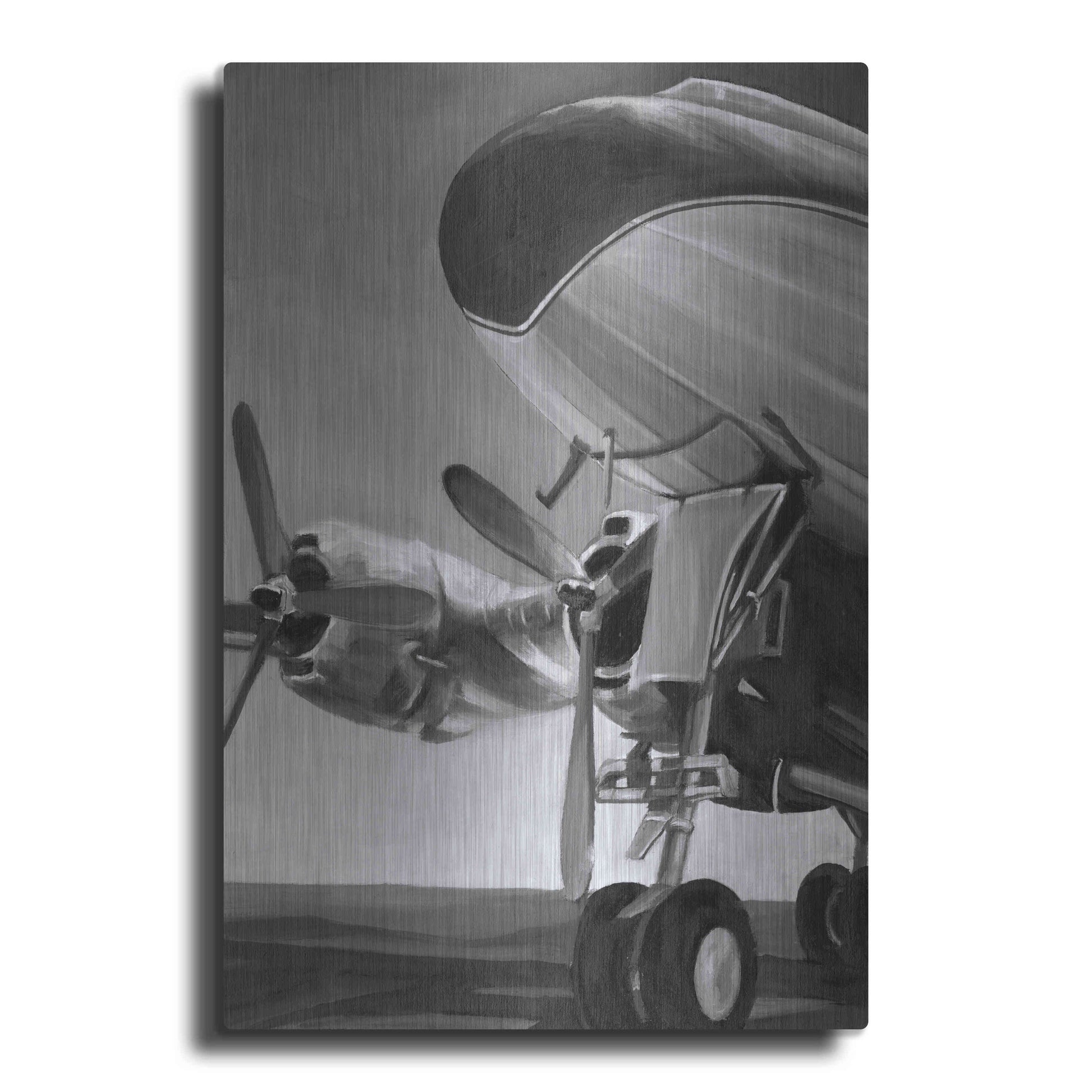 Luxe Metal Art 'Aviation Icon II' by Ethan Harper Metal Wall Art