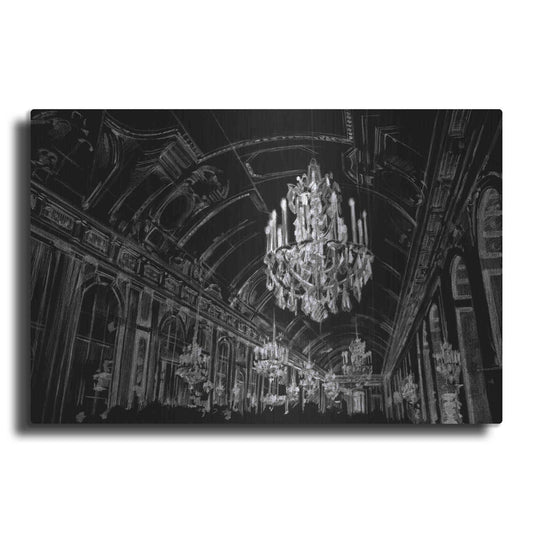 Luxe Metal Art 'Ballroom Sketch' by Ethan Harper Metal Wall Art