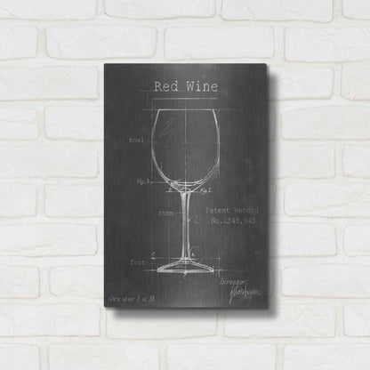 Luxe Metal Art 'Barware Blueprint III' by Ethan Harper Metal Wall Art,12x16