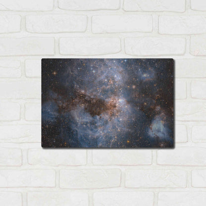 Luxe Metal Art 'Maelstrom Cloud' Hubble Space Telescope, Metal Wall Art,16x12