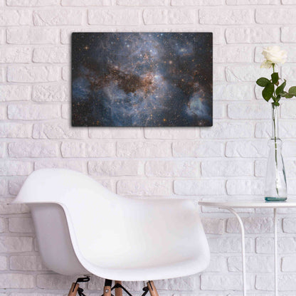 Luxe Metal Art 'Maelstrom Cloud' Hubble Space Telescope, Metal Wall Art,24x16