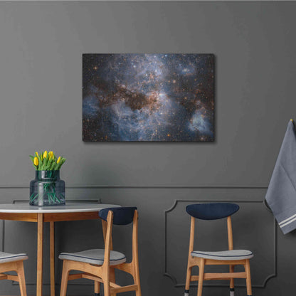 Luxe Metal Art 'Maelstrom Cloud' Hubble Space Telescope, Metal Wall Art,36x24