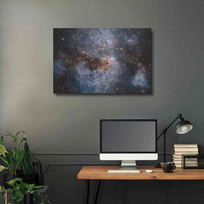 Luxe Metal Art 'Maelstrom Cloud' Hubble Space Telescope, Metal Wall Art,36x24