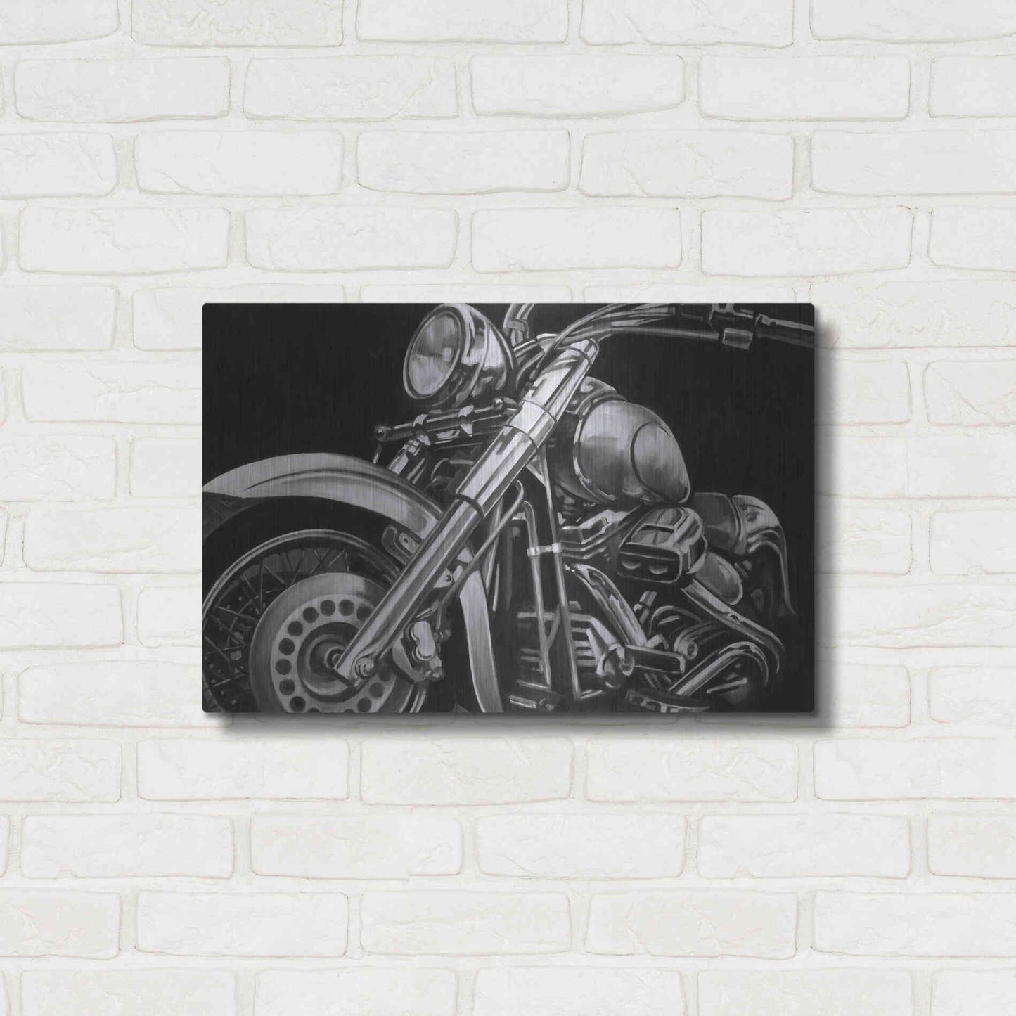 Luxe Metal Art 'Classic Hogs II' by Ethan Harper Metal Wall Art,24x16