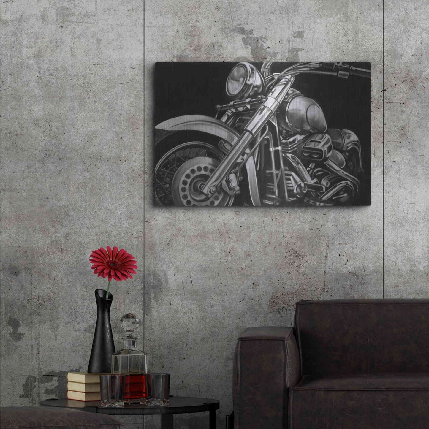 Luxe Metal Art 'Classic Hogs II' by Ethan Harper Metal Wall Art,36x24