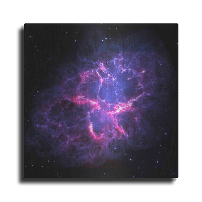 Luxe Metal Art 'Crab Nebula' Hubble Space Telescope, Metal Wall Art