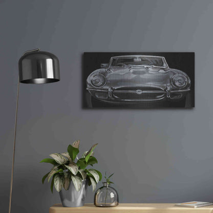 Luxe Metal Art 'European Sports Car I' by Ethan Harper Metal Wall Art,24x12