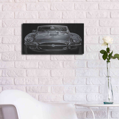 Luxe Metal Art 'European Sports Car I' by Ethan Harper Metal Wall Art,24x12