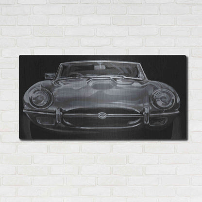 Luxe Metal Art 'European Sports Car I' by Ethan Harper Metal Wall Art,48x24