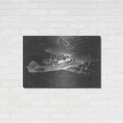 Luxe Metal Art 'Flight Schematic I' by Ethan Harper Metal Wall Art,36x24