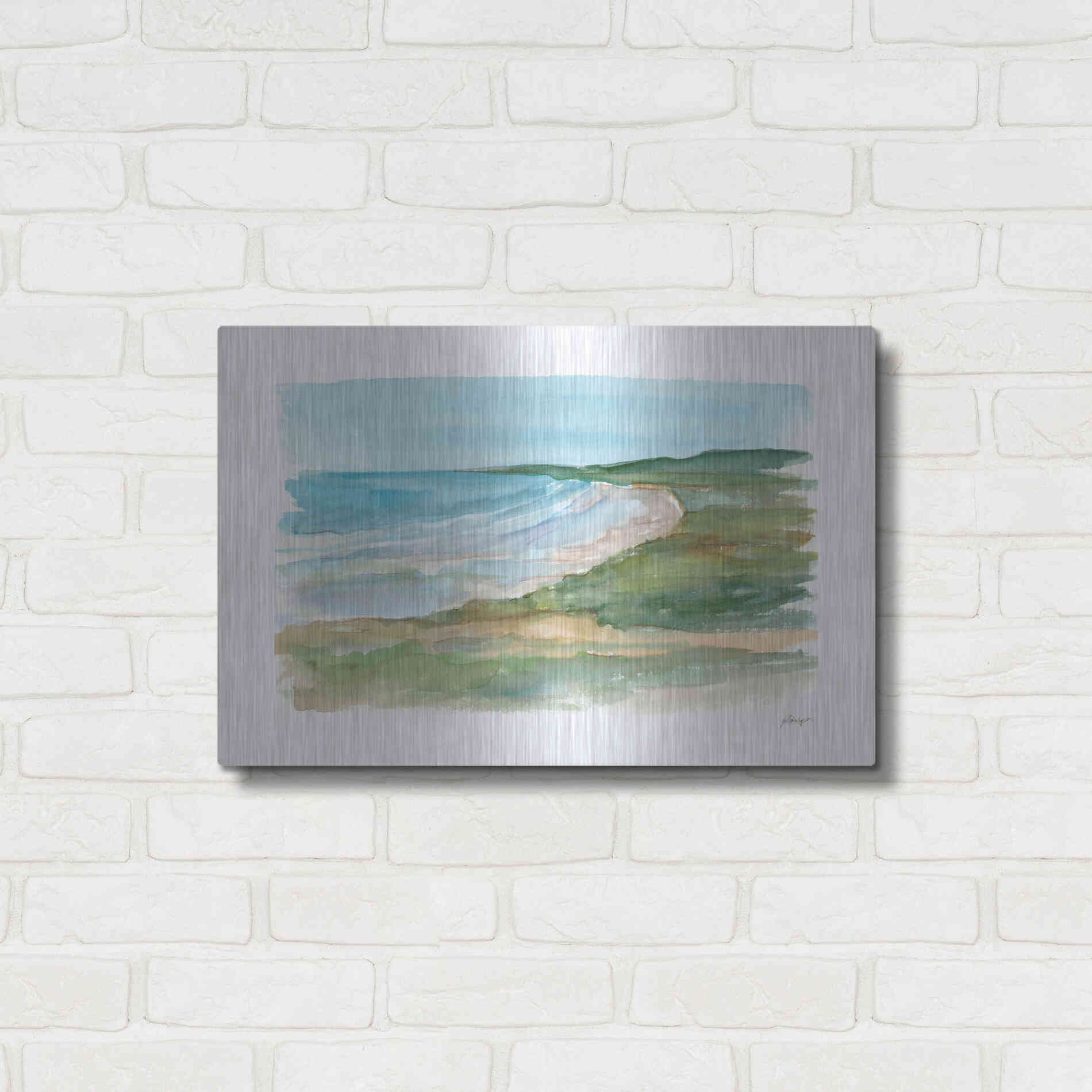 Luxe Metal Art 'Impressionist View VI' by Ethan Harper Metal Wall Art,24x16