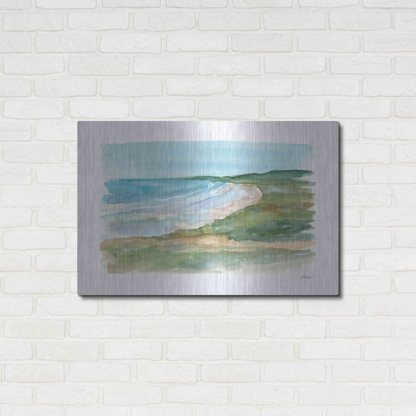 Luxe Metal Art 'Impressionist View VI' by Ethan Harper Metal Wall Art,36x24