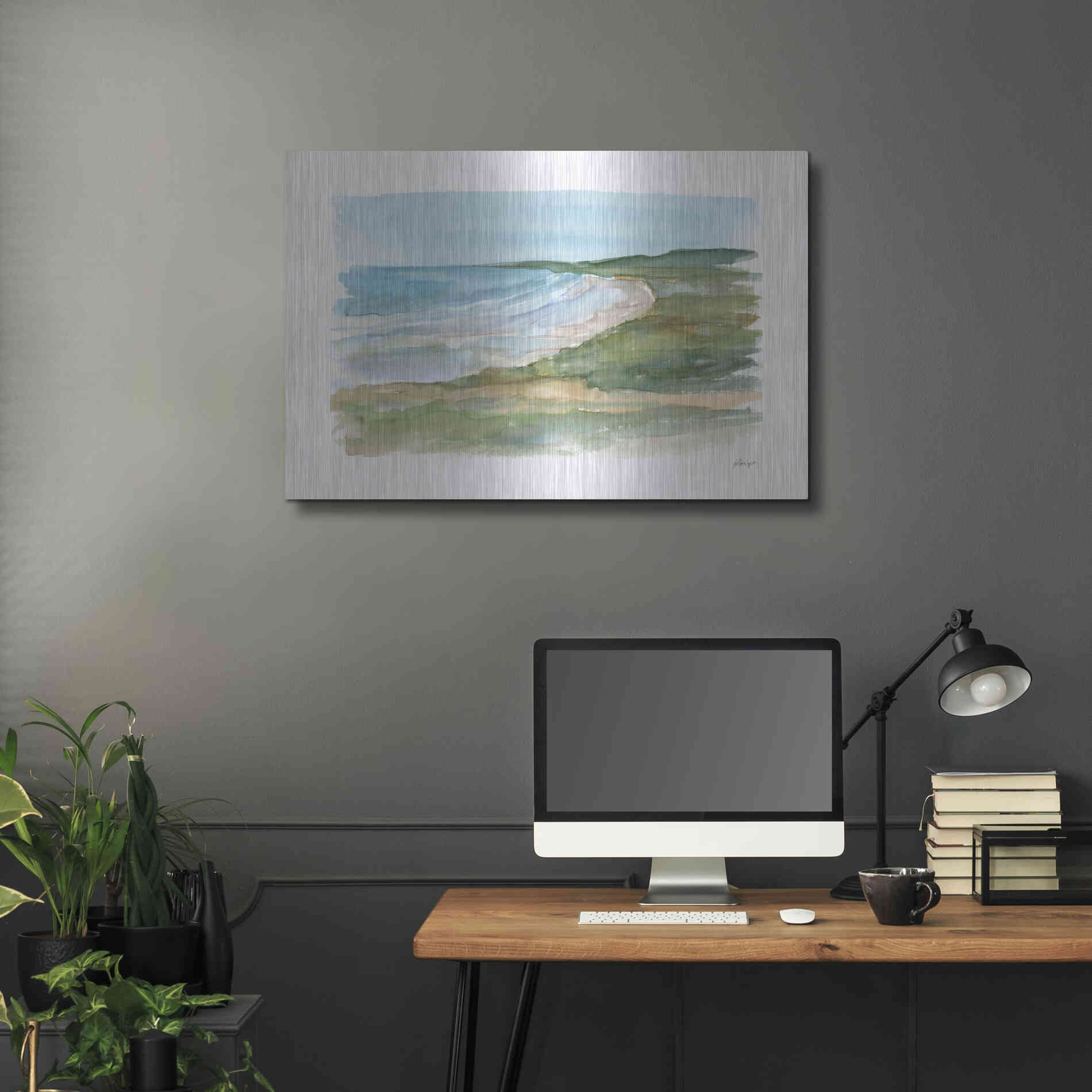 Luxe Metal Art 'Impressionist View VI' by Ethan Harper Metal Wall Art,36x24