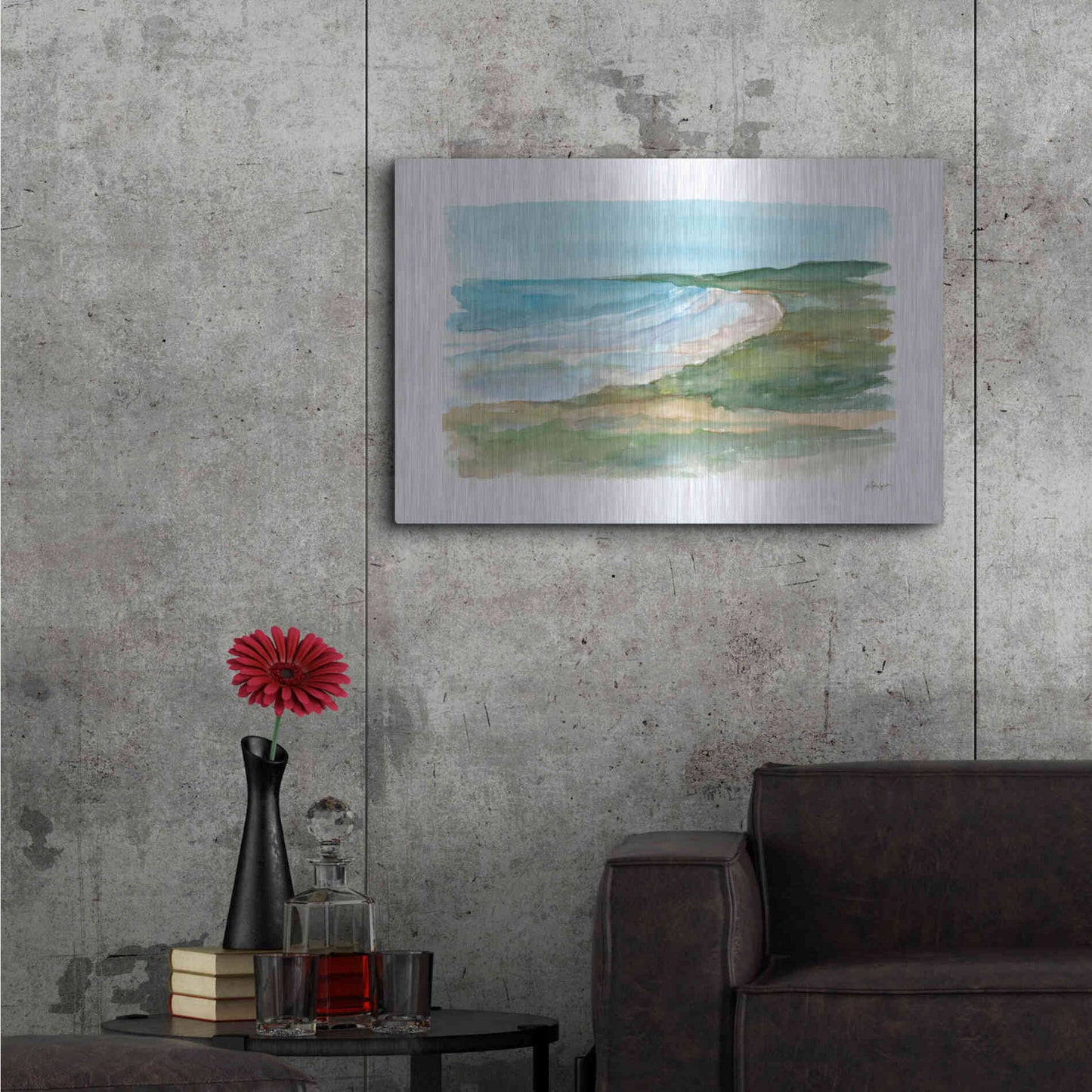 Luxe Metal Art 'Impressionist View VI' by Ethan Harper Metal Wall Art,36x24