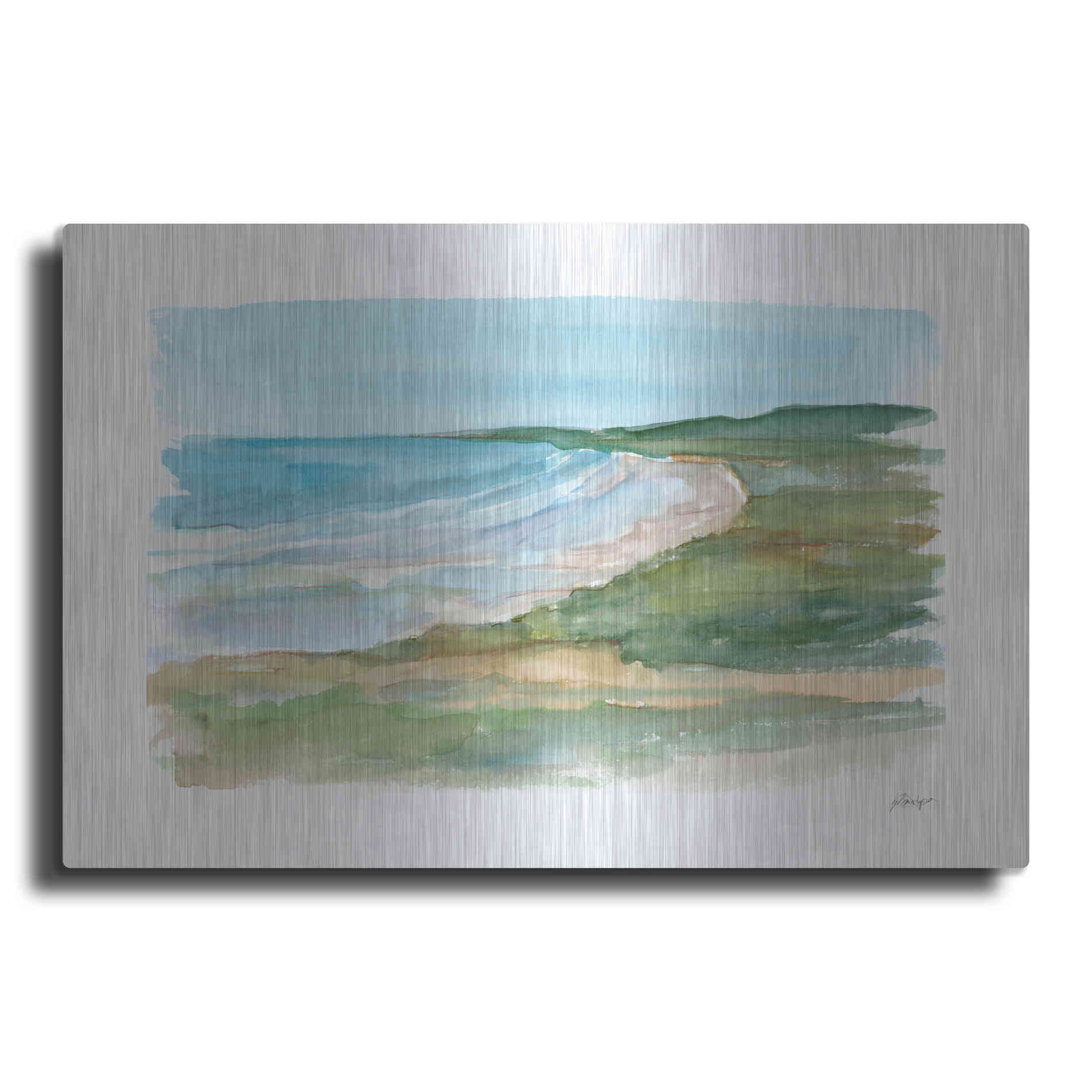 Luxe Metal Art 'Impressionist View VI' by Ethan Harper Metal Wall Art