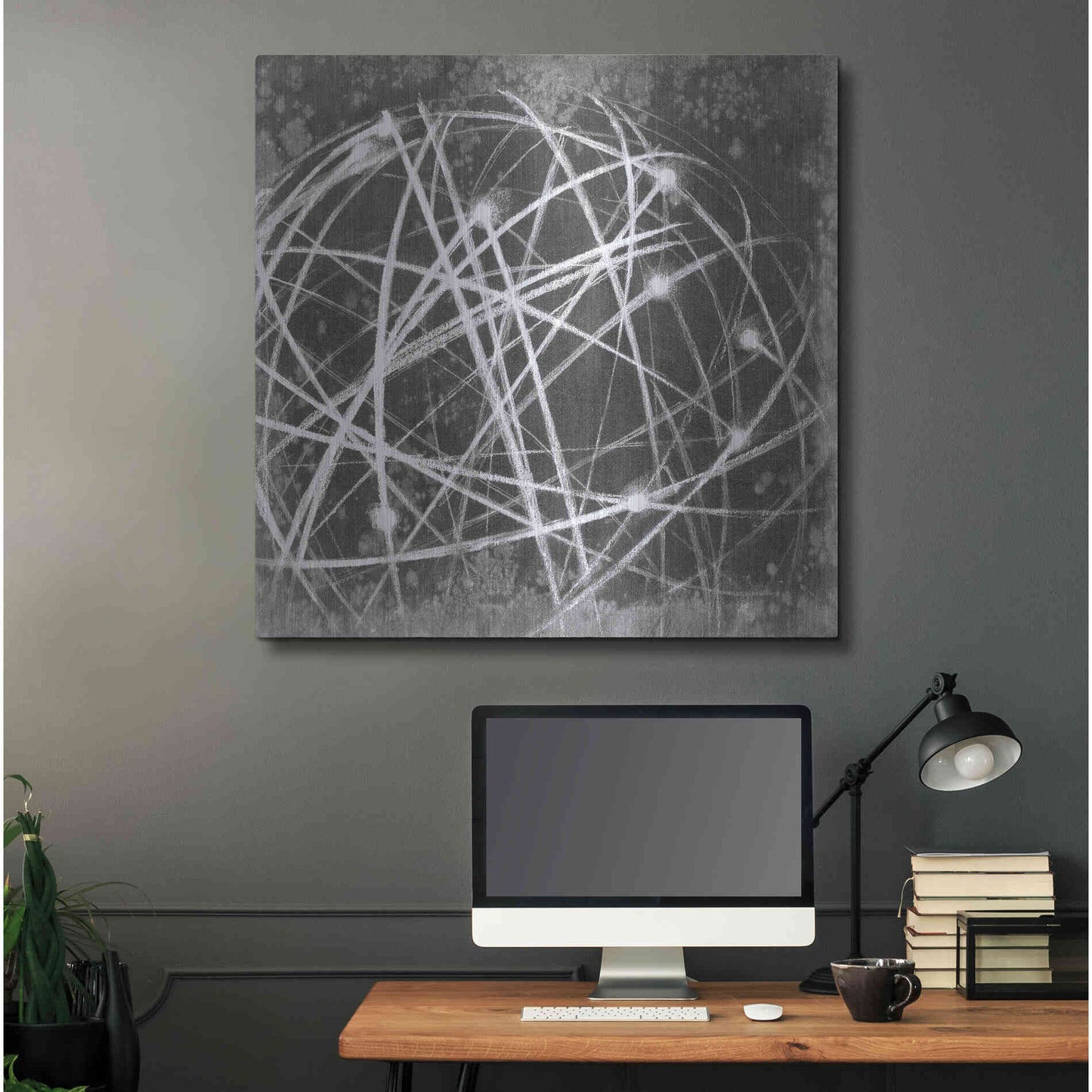 Luxe Metal Art 'Interstellar I' by Ethan Harper Metal Wall Art,36x36