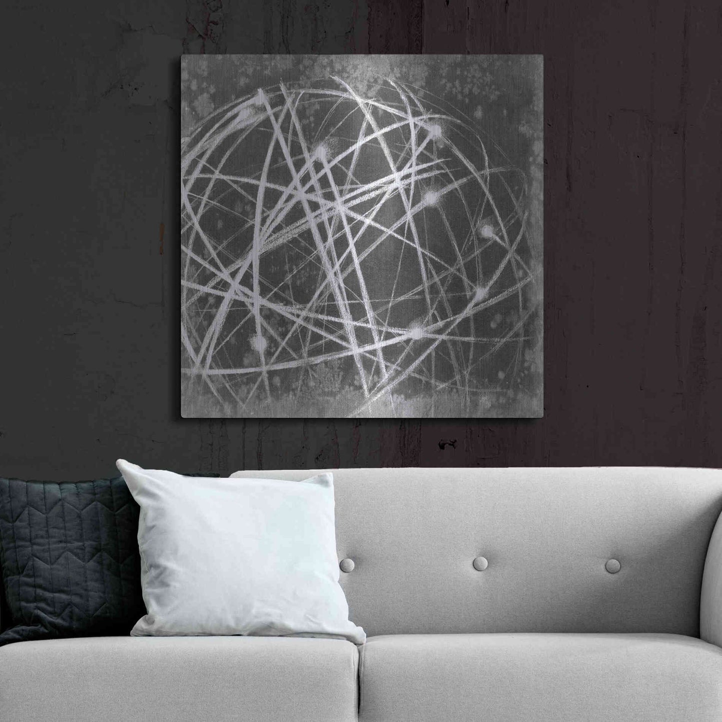 Luxe Metal Art 'Interstellar I' by Ethan Harper Metal Wall Art,36x36