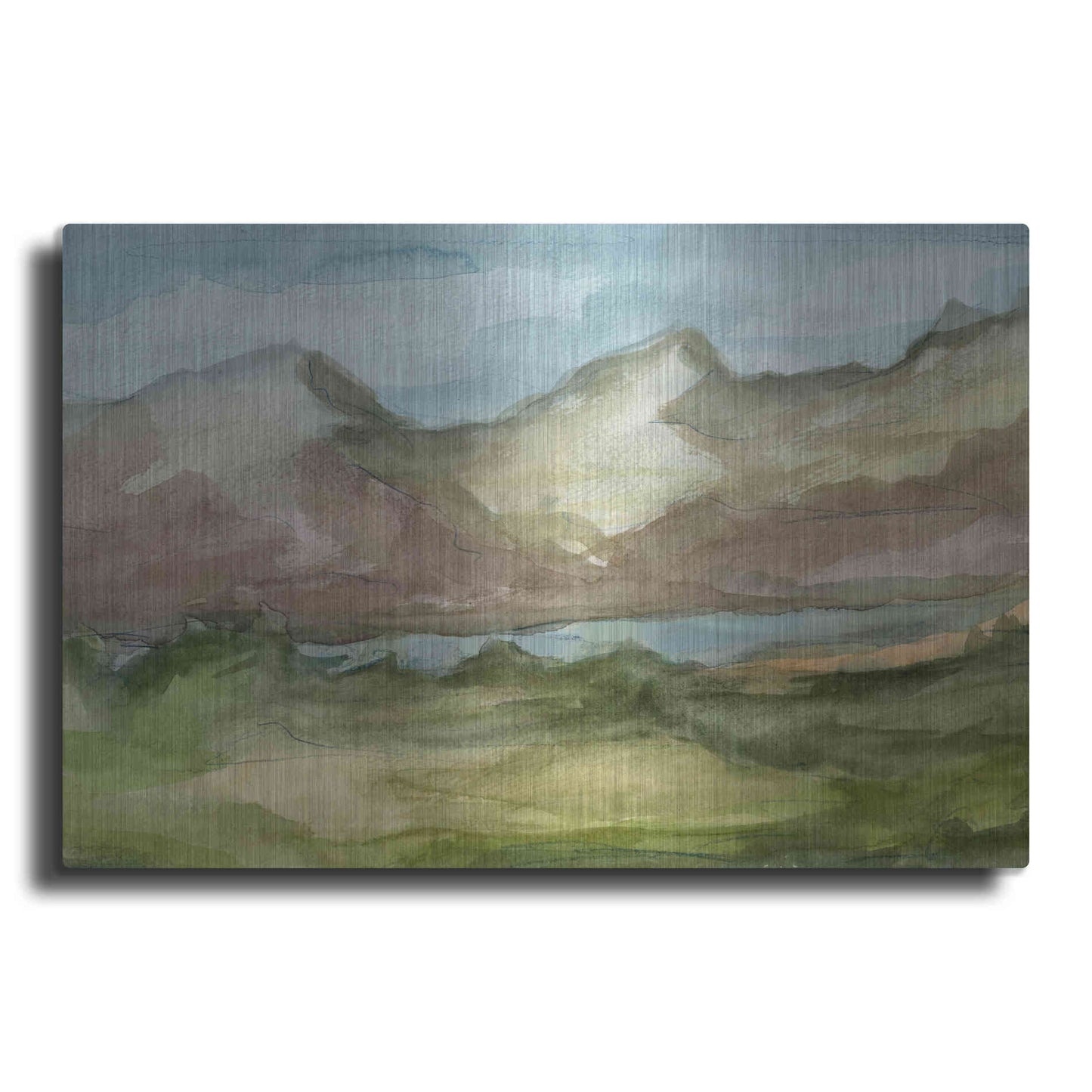 Luxe Metal Art 'Plein Air Landscape II' by Ethan Harper Metal Wall Art