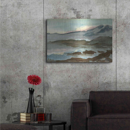 Luxe Metal Art 'Plein Air Landscape VI' by Ethan Harper Metal Wall Art,36x24