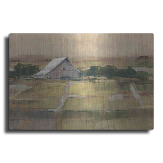 Luxe Metal Art 'Rural Sunset II' by Ethan Harper Metal Wall Art