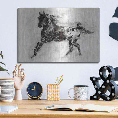 Luxe Metal Art 'Rustic Appaloosa II' by Ethan Harper Metal Wall Art,16x12