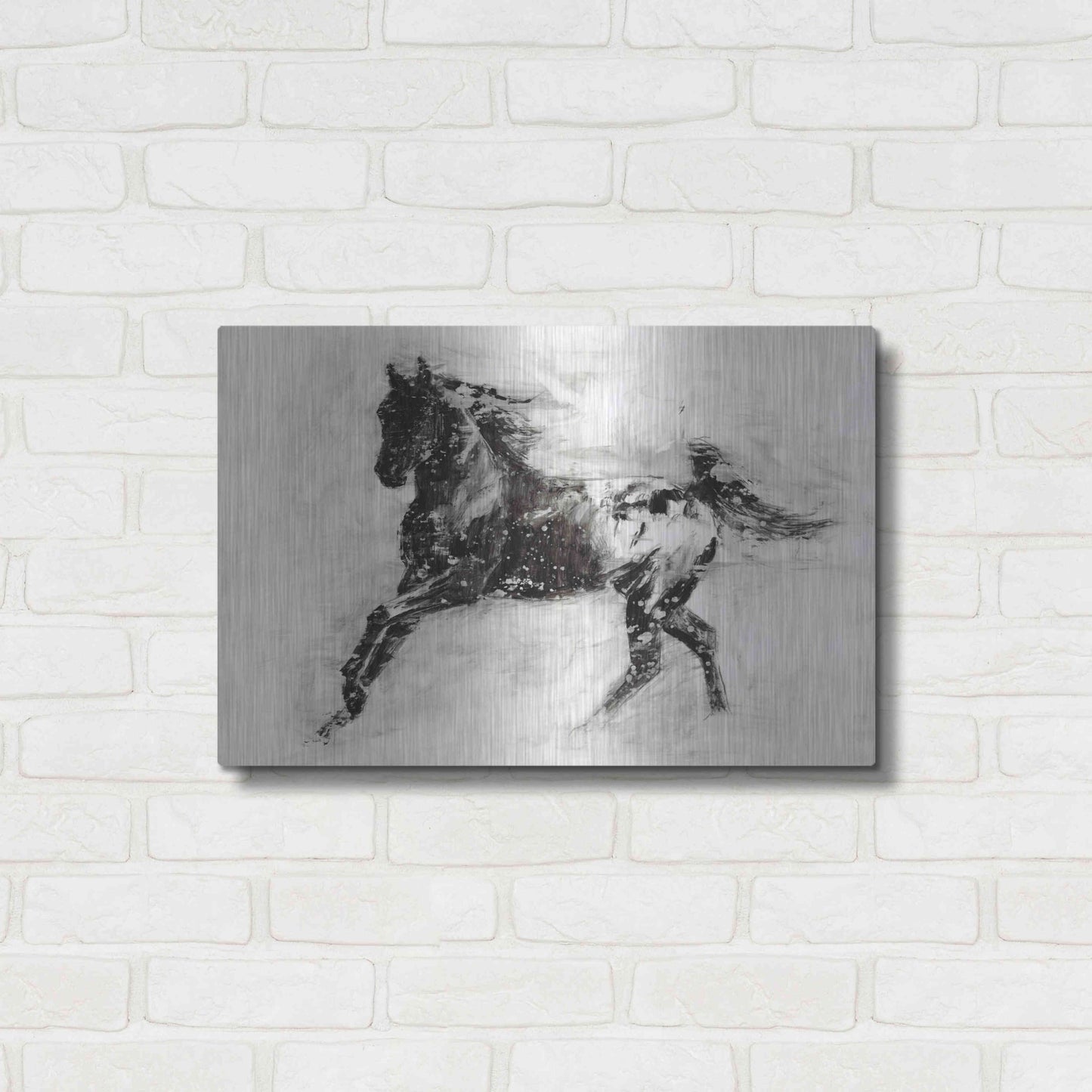 Luxe Metal Art 'Rustic Appaloosa II' by Ethan Harper Metal Wall Art,24x16