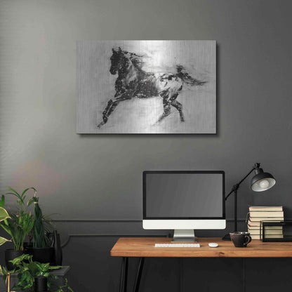 Luxe Metal Art 'Rustic Appaloosa II' by Ethan Harper Metal Wall Art,36x24