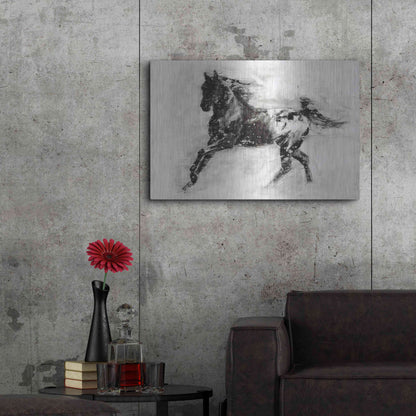 Luxe Metal Art 'Rustic Appaloosa II' by Ethan Harper Metal Wall Art,36x24