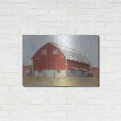 Luxe Metal Art 'Rustic Red Barn II' by Ethan Harper Metal Wall Art,36x24