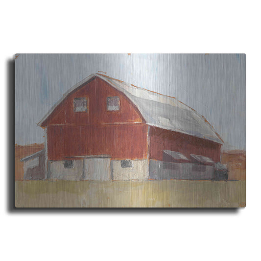 Luxe Metal Art 'Rustic Red Barn II' by Ethan Harper Metal Wall Art