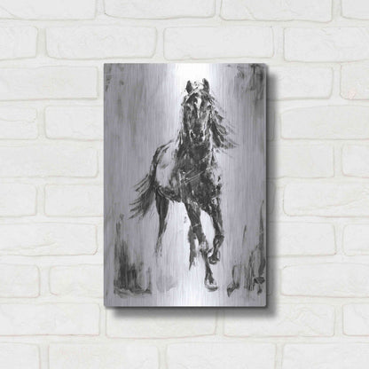 Luxe Metal Art 'Rustic Stallion I' by Ethan Harper Metal Wall Art,12x16