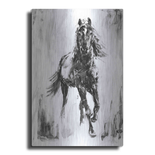 Luxe Metal Art 'Rustic Stallion I' by Ethan Harper Metal Wall Art