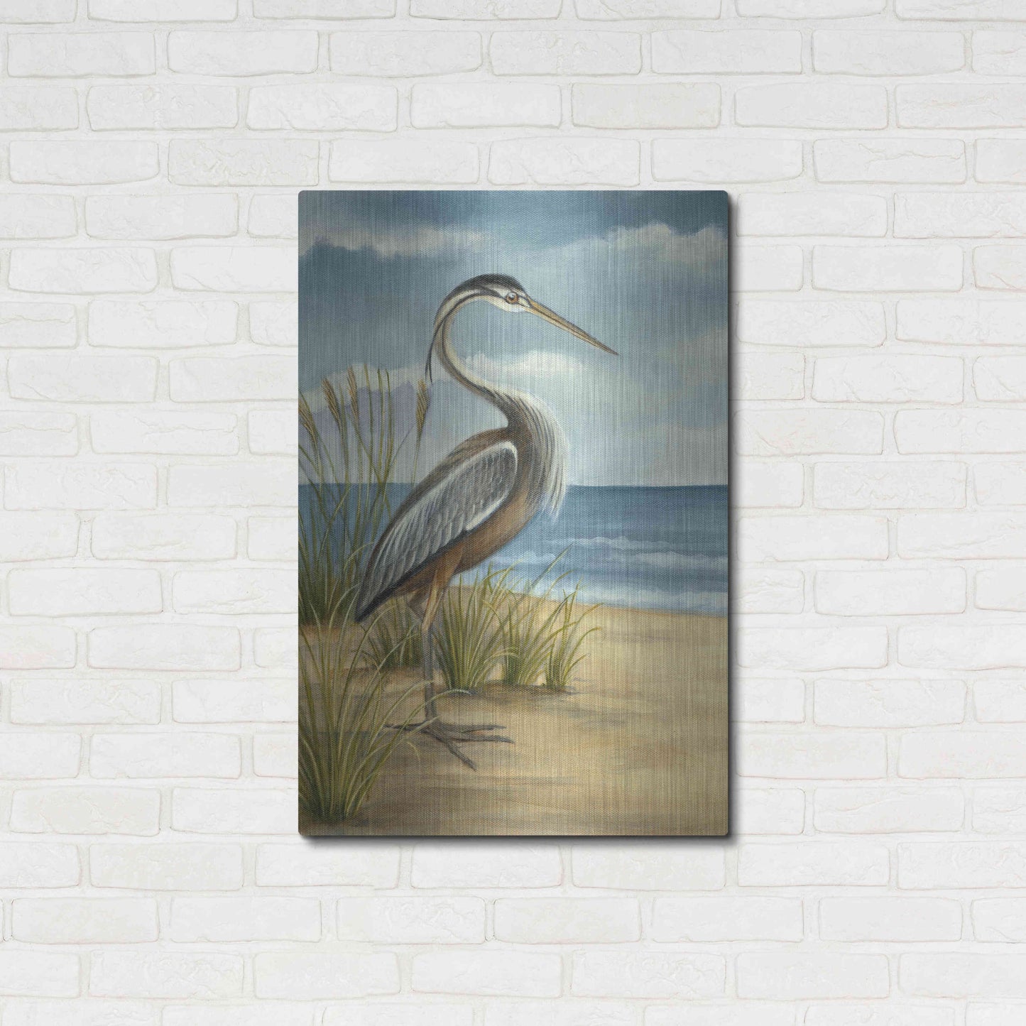 Luxe Metal Art 'Shore Bird I' by Ethan Harper Metal Wall Art,24x36