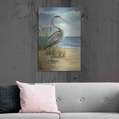 Luxe Metal Art 'Shore Bird I' by Ethan Harper Metal Wall Art,24x36