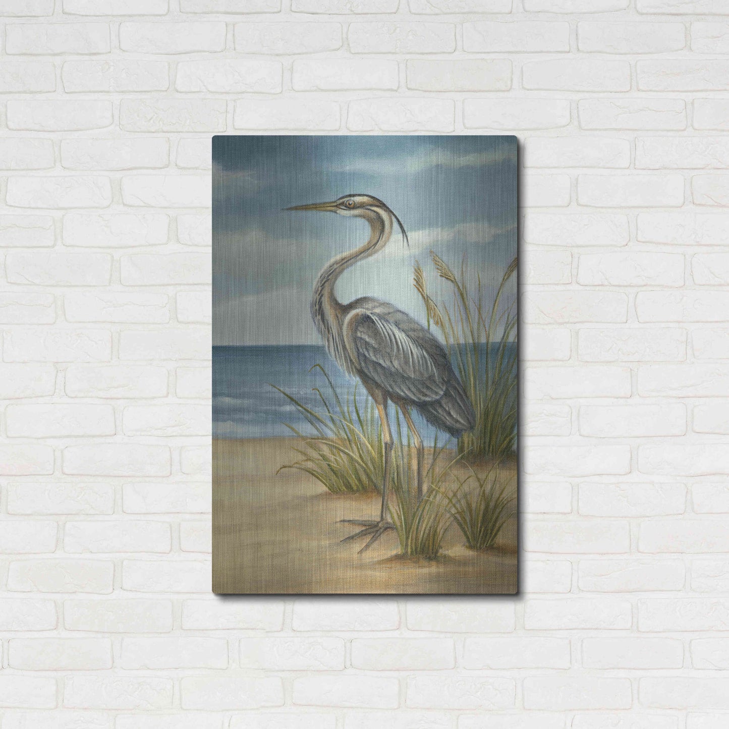 Luxe Metal Art 'Shore Bird II' by Ethan Harper Metal Wall Art,24x36