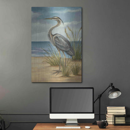 Luxe Metal Art 'Shore Bird II' by Ethan Harper Metal Wall Art,24x36