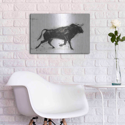 Luxe Metal Art 'Toro II' by Ethan Harper Metal Wall Art,24x16