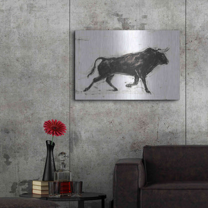 Luxe Metal Art 'Toro II' by Ethan Harper Metal Wall Art,36x24