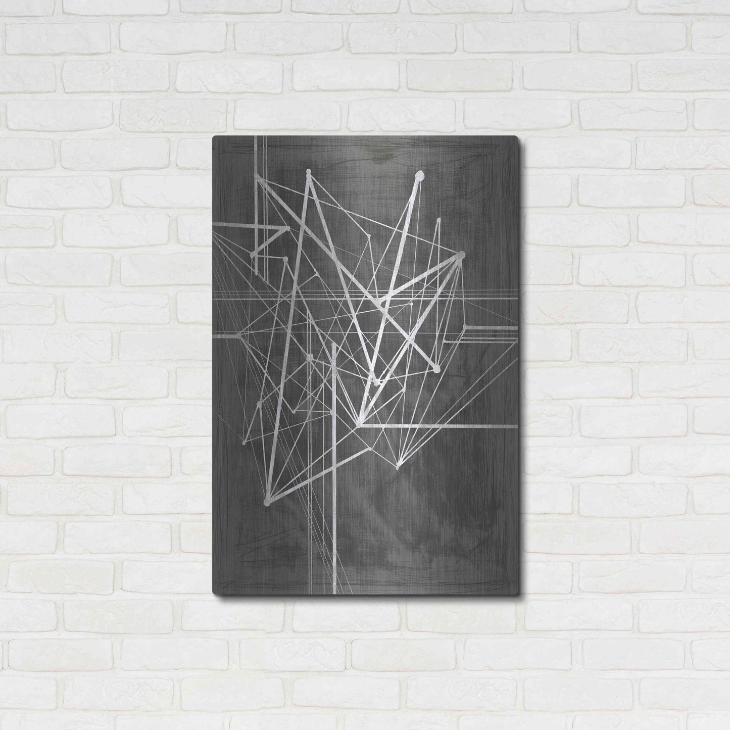 Luxe Metal Art 'Vertices I' by Ethan Harper Metal Wall Art,24x36