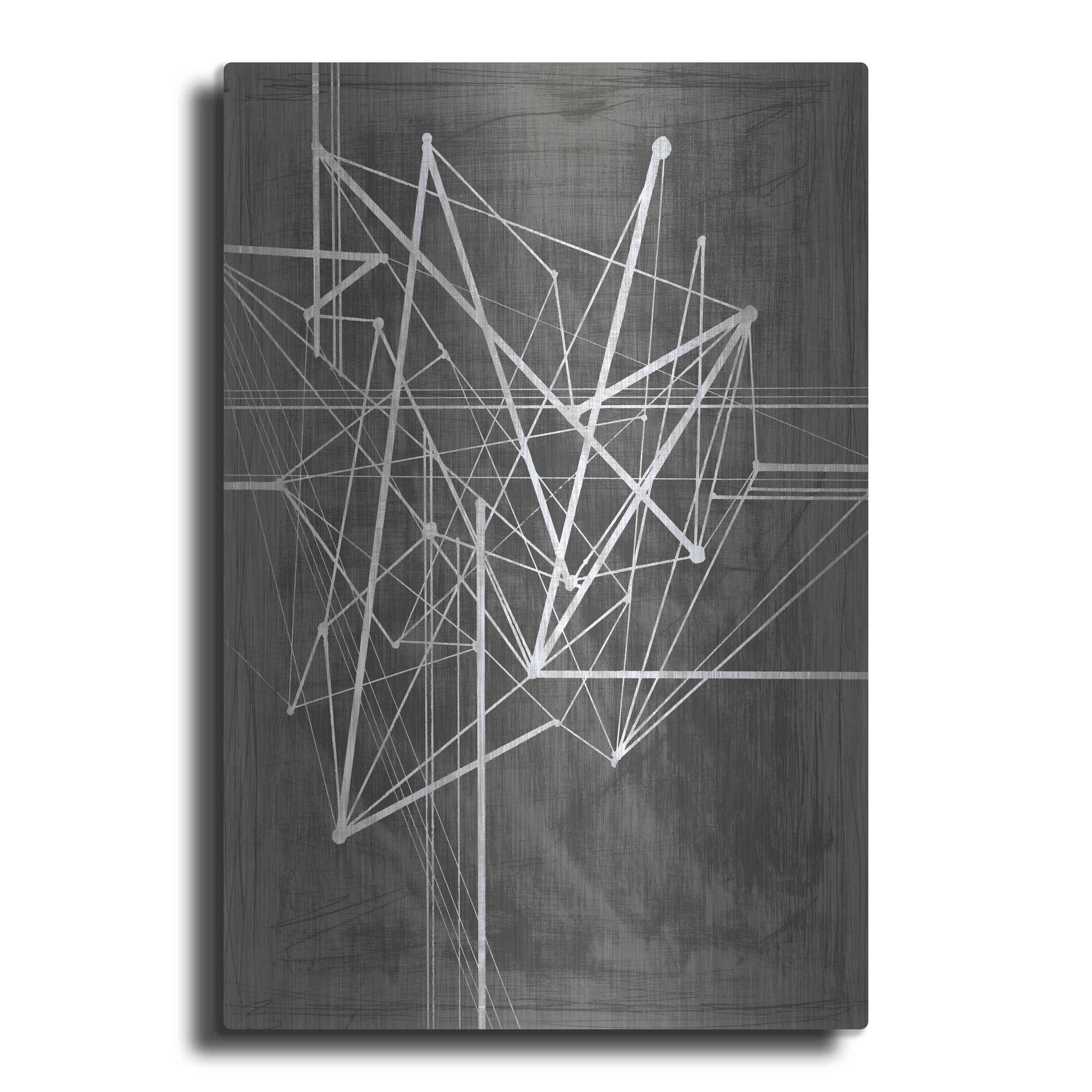 Luxe Metal Art 'Vertices I' by Ethan Harper Metal Wall Art