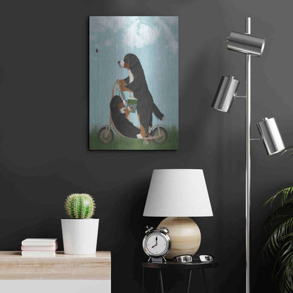 Luxe Metal Art 'Bernese Scooter' by Fab Funky Metal Wall Art,16x24