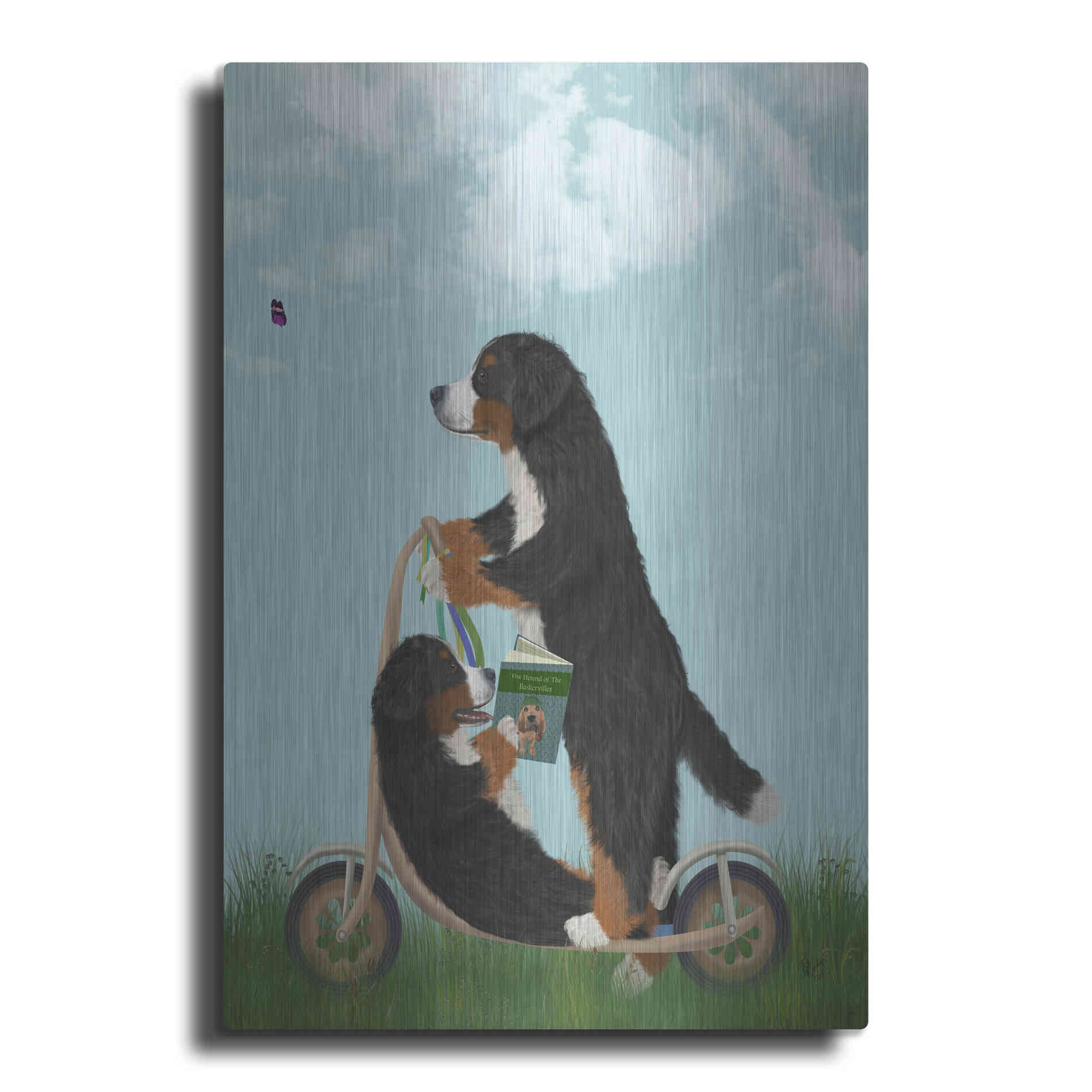 Luxe Metal Art 'Bernese Scooter' by Fab Funky Metal Wall Art